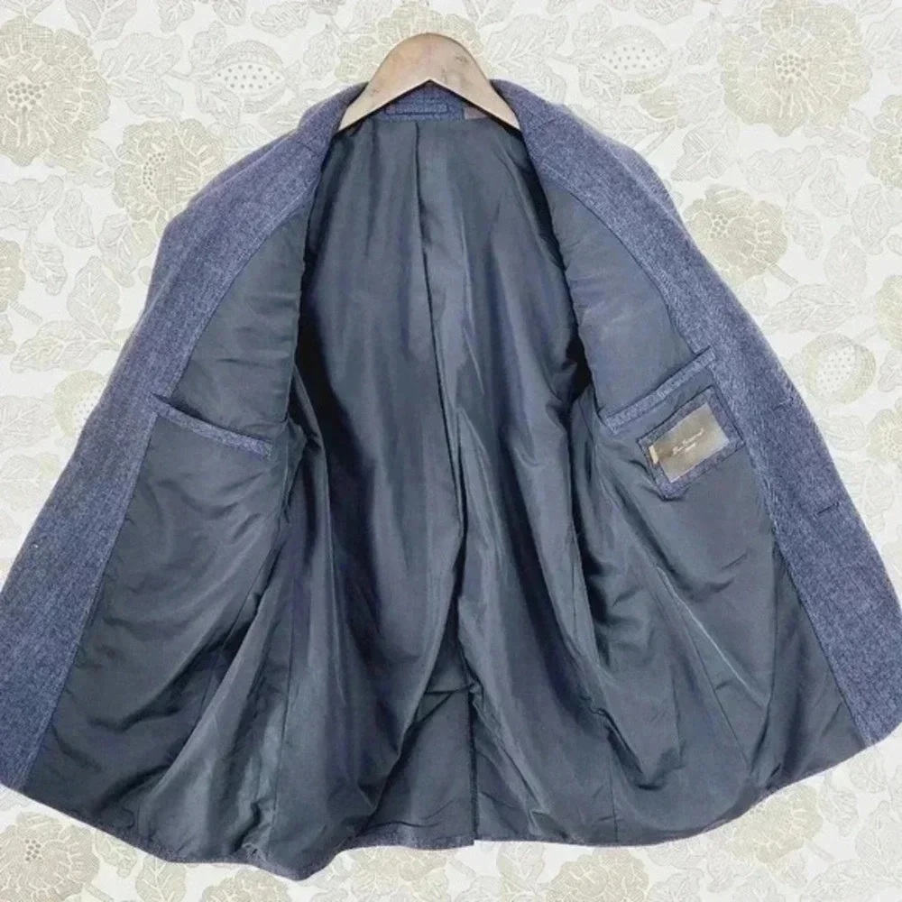 Ben Sherman Wool Blend Men's Blazer Blue‎ Size L